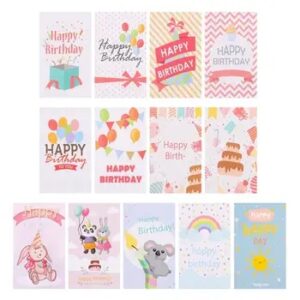 1/10/30PCS Gift Party Invitation Greeting Cards Happy Birthday DIY Decoration Message Postcard Blank Cardstock 9x5.4cm