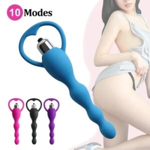 1/10 Modes Masturbator Sex Toy for Women Anal Vibrator Soft Silicone Plugs Dildo Couple Butt Plug Silicone Adult Products 18+