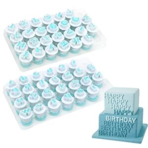 10 26 pcs/set Capital Letters Fondant Cake Mold Upper & Lowercase Alphabet Cookie Cutter Plastic Plunger Cutter Cookie Mould