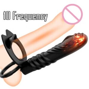 10 Frequency Double Penetration Anal Plug Dildo Butt Plug Vibrators for Women Men Strap on Penis Vagina Plug Sex Toys for Women