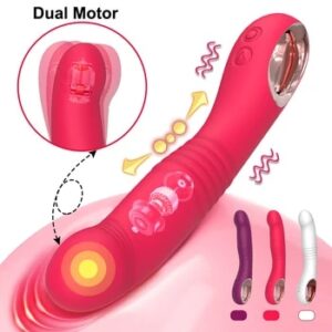 10 Modes Telescopic Vibrator for Women High Speed Motor G-Spot Climax Dildo Vibrating Female Masturbator Adult Sex Toy for Woman