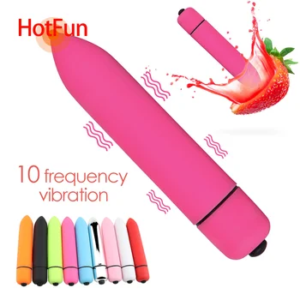 10 Speed G-Spot Mini Bullet Dildo Vibrator Clitoris Stimulator Sex Product AV Stick Anal Sex Toy for Women Masturbator Anal Plug