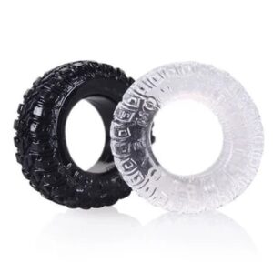 2 PCS/Set Soft Cock Rings Penis Lasting Erection Male Delay Ejaculation Scrotum Restraint Adult Sex Toys For Men TPE Reusable