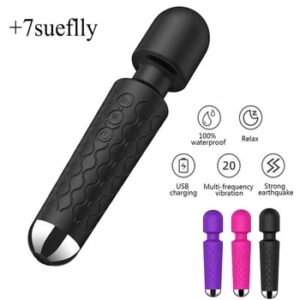 20 Modes Strong Vibration Mini Vibrator Magic Stick USB Charging Massager Clitoris G-Spot Vibrators Sex Toy For Women Adults 18