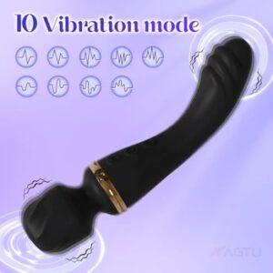 20 Speeds Powerful Dildo Vibrator Female AV Massager Wand G Spot Clitoris for Women Stimulator Adult Sex Toys Masturbator