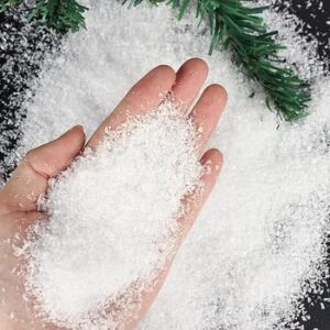 20g Approx 1-10mm Christmas Decoration Artificial Plastic Dry Snow Powder Xmas Gift Home Party DIY Scene Props Supply