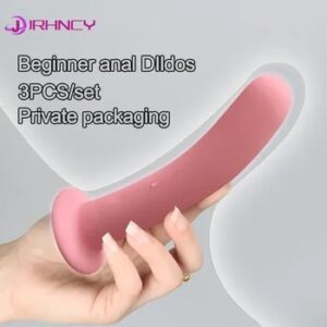 3pcs/Set Anal Plug Solid Silicone Anal Dildos For Women Men Sex Toys Beginning Butt Plug With Suction Cup Prostate Massage