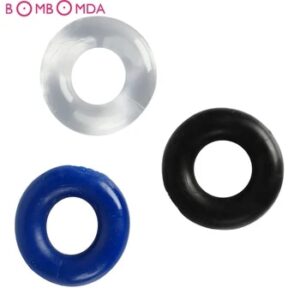 3pcs Stretchy Stay Hard Beaded Cockring Penis Enhancer Ring Delay Ejaculation Penis Trainer For Men Sex Toys Male Adult Products