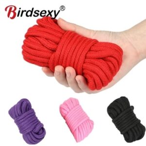 5/10M Bondage Rope Long Thick Cotton Bdsm Body Tied Ropes SM Slave Game Products Adult Sex Toys For Men Woman Couples