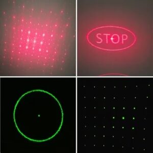 5pcs/pack DOE Diffractive Optical Elements Lens DG Grating Laser Light Pattern Projection Stage Star Lighting Effect