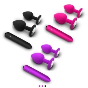 Anal Plug Butt Plug For Women Men Gay Soft Silicone Mini Anal Toy Erotic Bullet Vibrator Dildo Anal Sex Toys For Adults 18