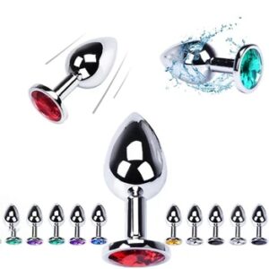 Anal Plug Sex Toys Mini Round Shaped Metal Stainless Smooth Butt Plug Stimulator Prostate Massager Anal Dildo Adult Sex Products