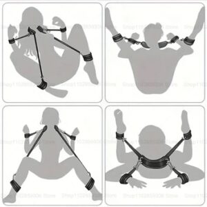 BDSM Adult Erotic Bondage Bed Games Sex Bondage Set Women Handcuffs Ankle Cuff Restraints Sex Toys For Couples Slave Sex Shop