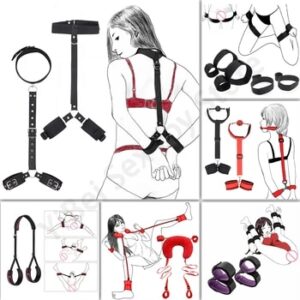 BDSM Bondage Set Bondage Objects Fetish Sex Toys Couples Sex bondage game Slave Collars Handcuffs Sex Shop Erotic toys Kits