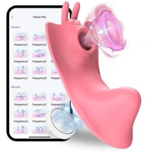 Butterfly Wearable Vibrator Wireless Clitoris Sucker Vibrator Women Remote Control Clitoral Stimulator Adults female Sex Toys