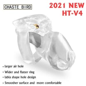 CHASTE BIRD 2021 New Male Chastity Device HT-V4 Set Keuschheitsgurtel Cock Cage Penis Ring Bondage Belt Fetish Adult Sex Toys