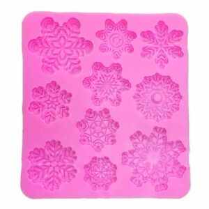 Christmas Snowflake Silicone mold fondant mold cake decorating tools chocolate gumpaste mold kitchen Baking tools T1087