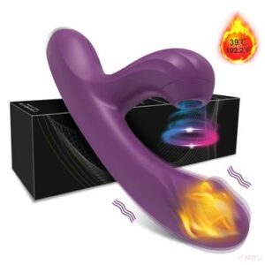 Clitoral Sucking G-spot Vibrator Dildo for Women Heating Nipple Vacuum Sucker Clit Stimulator Sex Toys for Adults Masturbator