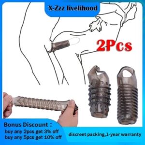 Cock Ring Reusable Silicone Delay Ejaculation Stronger Erection Sex Toys Adult Supplies Linen Nozzle Ring Cock Sex Toys For Men