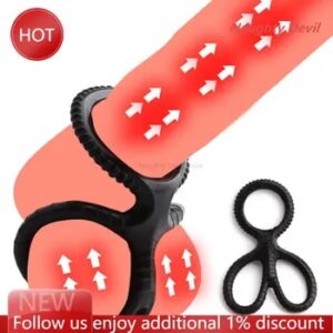 Cock Rings Penis Sleeve Penis Trainer Delay Ejaculation High Elasticity Time Lasting Sex Toys for Men 1/3/4/7/8 Penis Rings