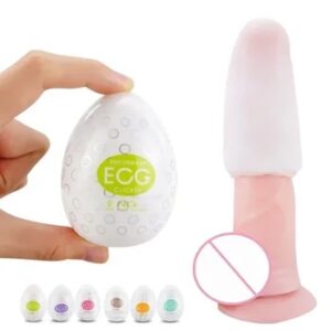 Egg sex toys for couples masturbators for men penis attachments Pussy penis enlargement extender SM gay glans exerciser