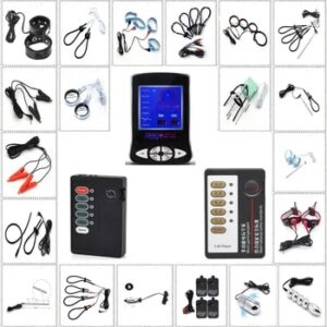 Electro Shock Anal Plug Penis Plug Cock Rings Medical Themed Toys Massage Pad Nipple Clamps For Men Electric Stimulate Sex Toys