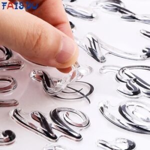 FAIS DU DIY Alphabet Cookie Cutter Embosser Stamp Sticky Decorating Fondant Sugarcraft Cutter Tools Cake Tools