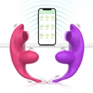 Female adult vibrator, sex toy vibration clip, clitoris stimulator, oral vacuum absorber assembly