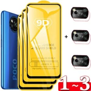 Film Poco X6 X5 X3 X4 F5 Pro 5G Tempered Glass Poko F5 M4 Pro Camera Film Poco F4 GT Screen Protector For Poco M6 M5 M5S Glass