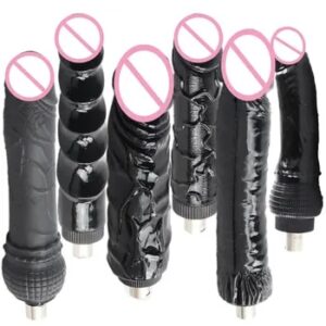 Fredorch Super Big Black Dildo for Sex Machine A2 F2, Accessories for machine gun 3XLR Connector sex toys for women Masturbate