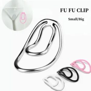 Hollow Sissy Fufu Clip Chastity Lock Male Panty Chastity Device False Pussy Training Clip Cock Cage Sexy Toys for Men Sextoy