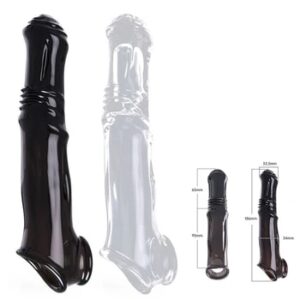 Horse Dildo Lengthen Sleeve For Penis Delay Loop Cock Sex Toys For Men Delayed Penis Rings Erotic Products With Ejaculation