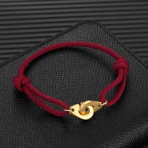 MKENDN New Stainless Steel Handcuff Bracelet For Women Men Adjustable Rope Bracelet Menottes Bijoux Corde Couple Jewelry Gifts