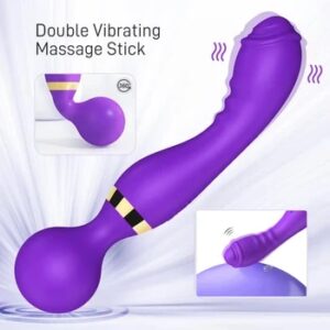 Magic Wand 20 Speeds Powerful Dildos Vibrator Dual Motor Large G-Spot AV Massager Clitoris Stimulator for Female Adults Sex Toys