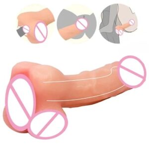 Male Masturbator Vagina Realistic Penis Dildo Suction Pussy Penis Extension Two Usages Anal Massage Sex Toy for Men Couples 18+