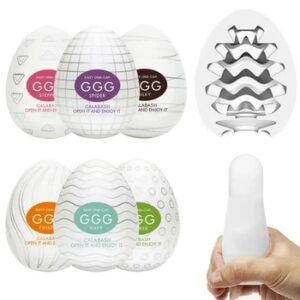 Male Pocket Vagina Masturbation Eggs Portable Stimulating Penis Massager Silicone Stretchable Masturbator Adult Sex Toys For Men