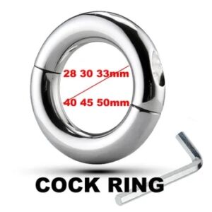 Metal Male Cockring Clamp Chastity Cage Adult Sex Toys Screw Penis Ring Bondage Scrotum Dick Stretcher Cock Ring Delay For Men