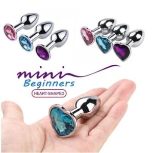 Mini Metal Anal Plug Beginner Butt Plug Masturbation Tool Sex Massager Adult Sex Toys Jelly Color Buttplug Prostate Massager 18