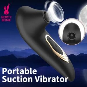 Mini Rose Clitoris Sucking Vibrator for Women Nipple Suction G Spot Stimulator Powerful 10 Vibration Modes Waterproof Sex Toys