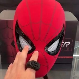 New Spider-man:no Way Home Spider Man Mask Luxury Helmet Rechargeable Remote Eyes Movable Mask Cosplay Decoration Gift Toy Ke