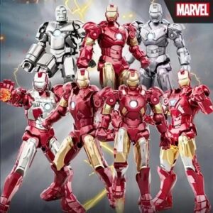 Original Toys Blocks Bricks Building Iron Man Legends MK1 MK2 MK3 MK4 MK5 MK6 MK7 Tony Stark DIY Model Action Figure Gift