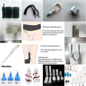 Penis Extender Accessories Various Sizes Penile Master Cup Sleeve Belt Enlarger System Sex Toy For Men Stretcher Enhancement