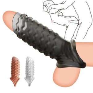 Penis Rings For Men Delay Ejaculation Condom Penis Sleeve Extension Extend Dildo Adult Anal Plug Sex Toys No Vibrator For Women