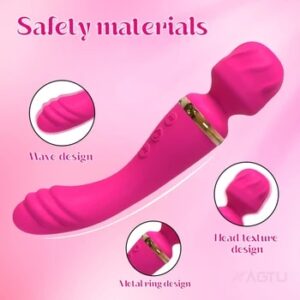 Powerful AV Vibrator G Spot Magic Wand Clitoris Stimulator Strong Vibration Dildos 10 Modes Massager Adult Sex Toys for Woman