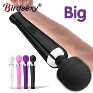 Powerful Magic Wand Vibrator for Women Big AV Body Massager G Spot Clitoris Stimulator USB Charging Adult Sex Toys for Woman