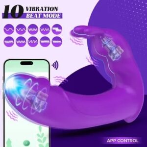 Rabbit Vibrator for Women Wireless Bluetooth Dildo Vibrator Wear Panties G-Spot Massage Clit Stimulator Sex Toy Adult Supplies