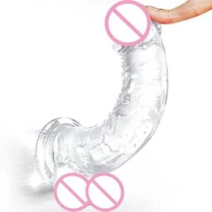 Realistic Jelly Dildo Soft Artificial Dildos Anal Penis Strong Suction Cup Adults Sex Toys for Woman Strapon Female Masturbation