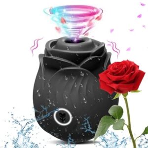 Rose-Sucking Toys Vibrator for Women Tongue Licking Oral Nipple Clitoris Vacuum Stimulator Female Sex Toys Goods for Adults