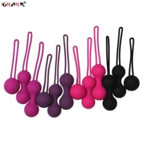 Safe Silicone Smart Ball Vibrator Kegel Ball Ben Wa Ball Vagina Tighten Exercise Machine Sex Toy for Women Vaginal Geisha Ball