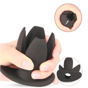 Silicone Anal Dilator Hollow Petal Tunnel Butt Plug Anal Expander Vaginal Speculum Expansion Sounding Anal Adult Sex Toys